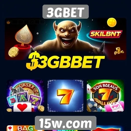 Tipos de jogos disponíveis na plataforma 3GBET
